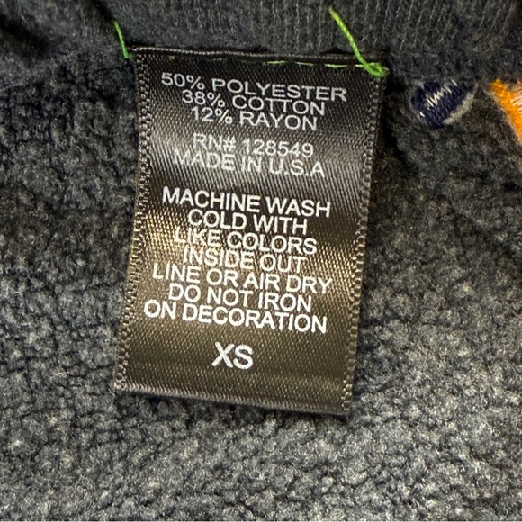 Aviator Nation Sweatpants Rainbow Heart Stitch Charcoal XS Athleisure Comfy - Picture 5 of 12